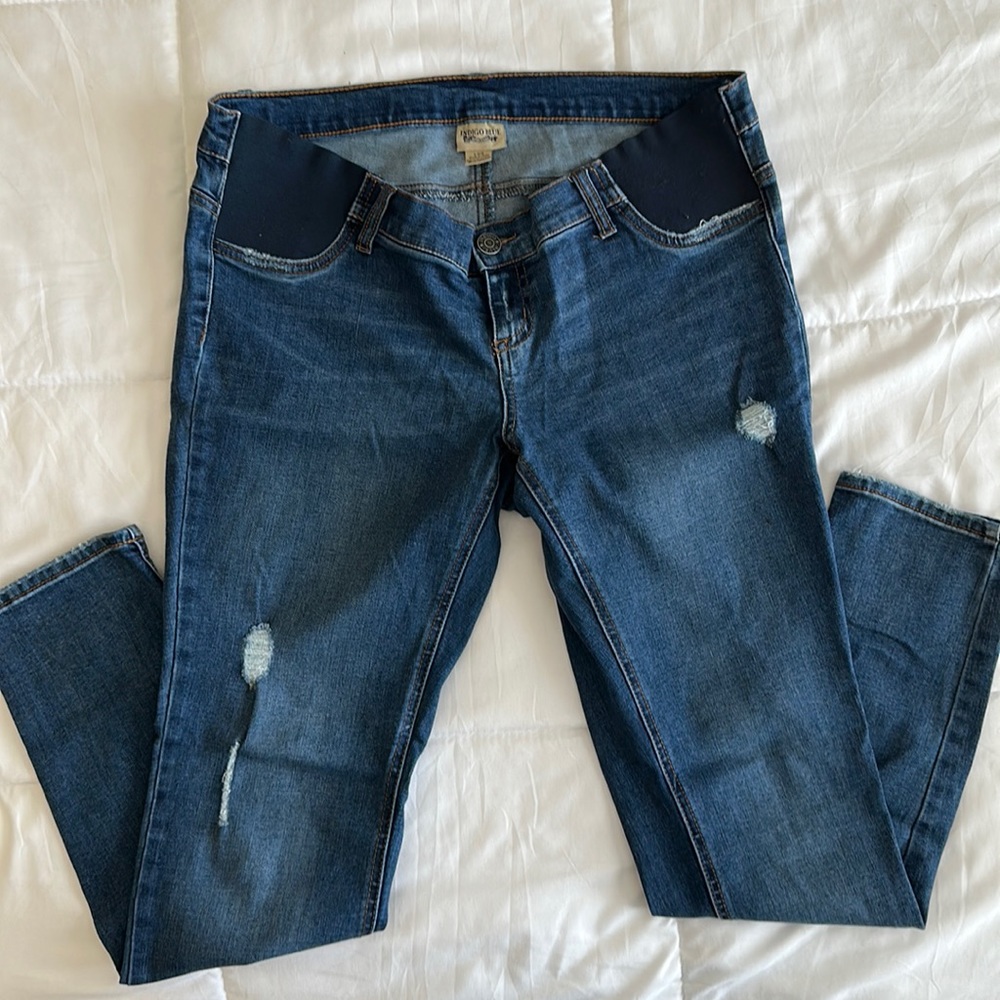 Indigo Blue maternity skinny jeans